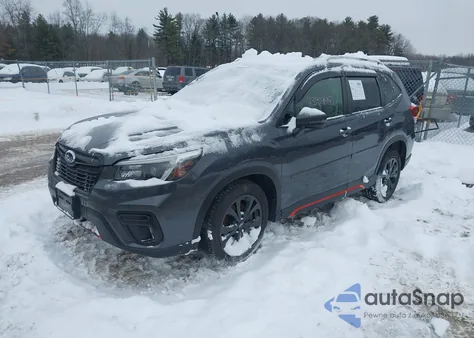 2021 Subaru Forester Sport from USA, damaged, VIN JF2SKALC4MH492894